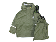 CeLaVi rainwear pants and jacket army